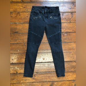 Moto Jeans - Harper - Size 27 Women’s - Black Skinny - Motor Biker Jeans